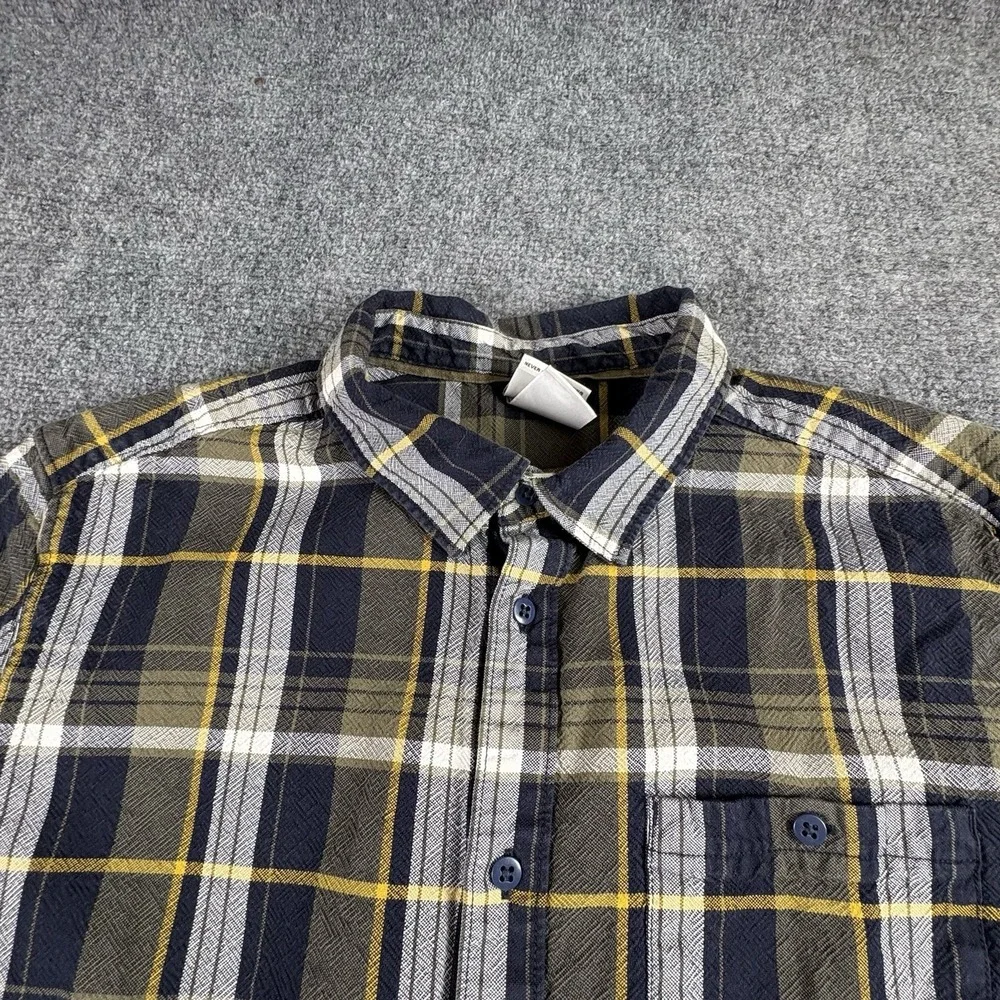 The North Face Shirt Men's XL Green Plaid Never Stop Exploring Gorpcore Hiking